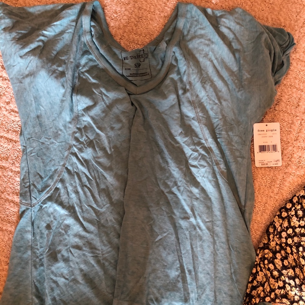 Light blue Free people top